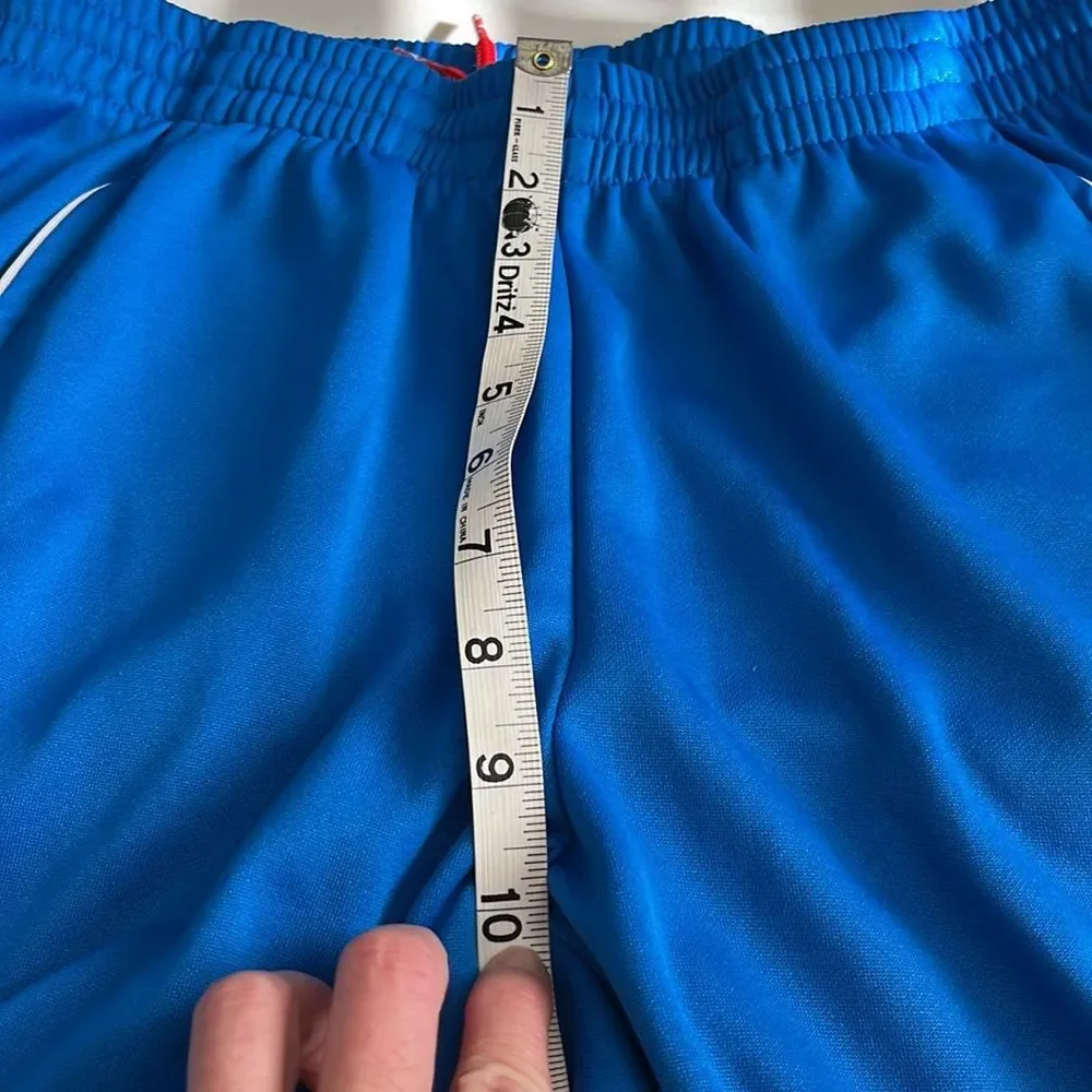 Puma Athletic Training Pants Zippered Leg Blue Size Medium